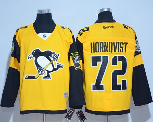Penguins #72 Patric Hornqvist Gold Stadium Series Stitched NHL Jersey